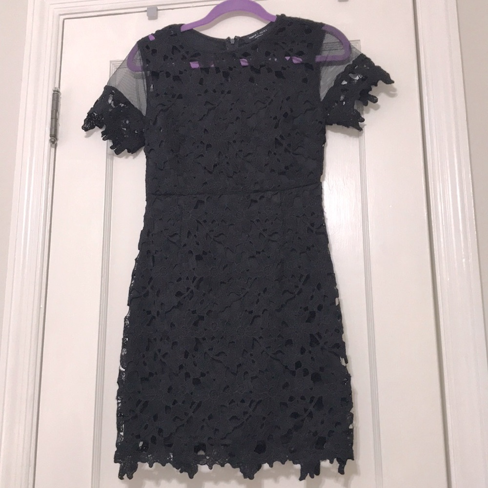 Romeo + Juliet black lace dress